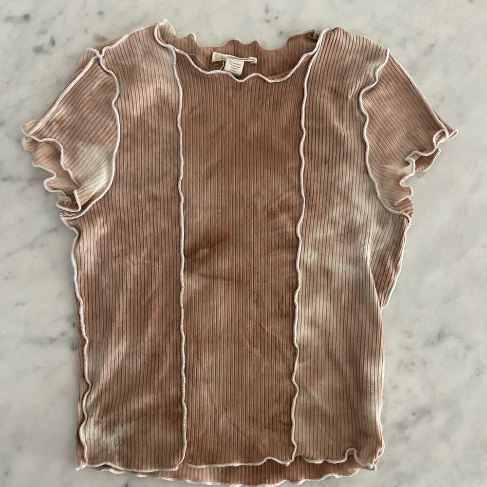 Full Tilt tie dye seam shirt sz small girls